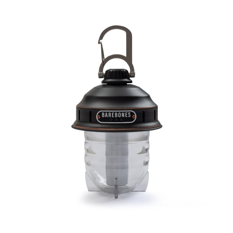 Barebones مصباح بيكون المعلق من باربونز - برونز عتيق، فانوس تخييم LED قابل لإعادة الشحن مع سطوع قابل للتعديل - فانوس معلق بتصميم قديم مقاوم للعوامل الجوية للمغامرات الخارجية والاستخدام على مدار السنة - Image 1